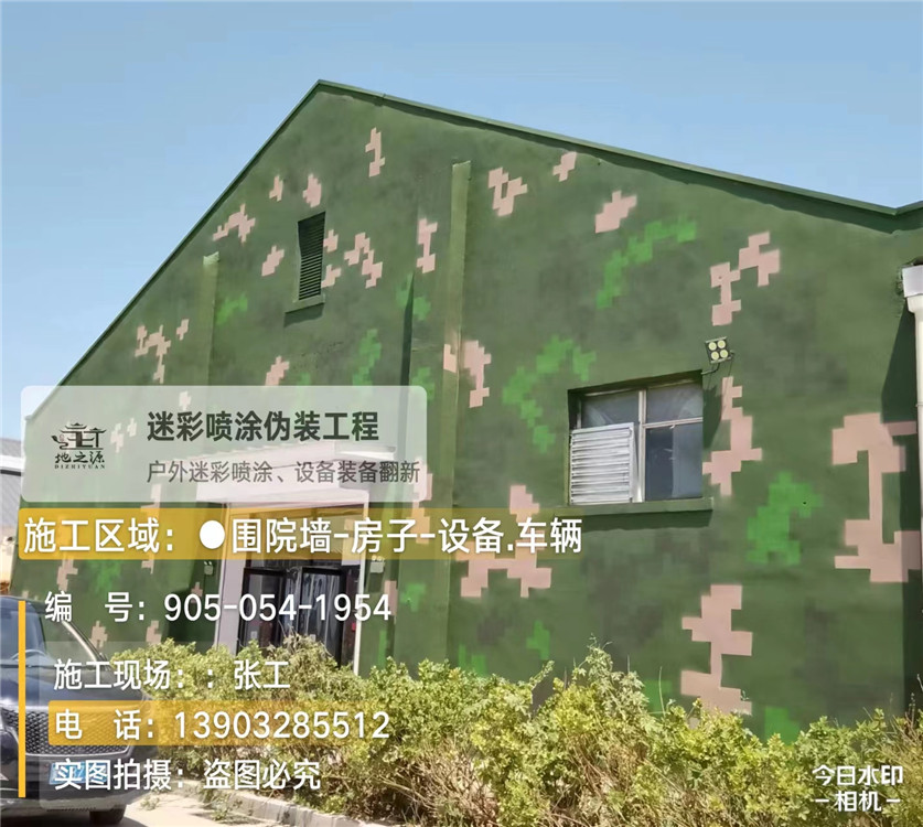 衡水外墙数码迷彩漆施工报价清单（100㎡标准墙面测算）